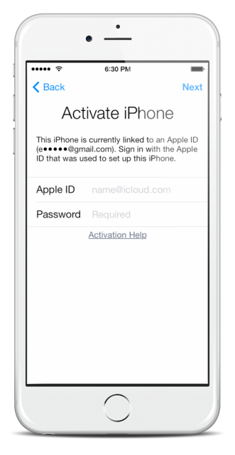 get around iphone activation lock