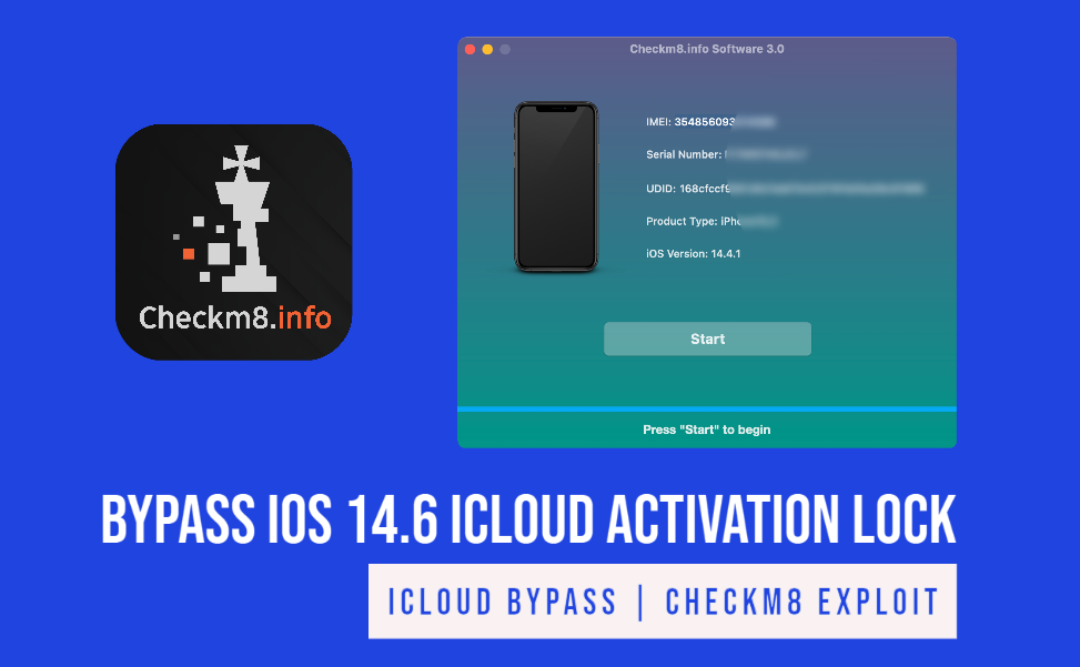 Bypass iOS 14.6 iCloud Activation Lock via CheckM8 Tool