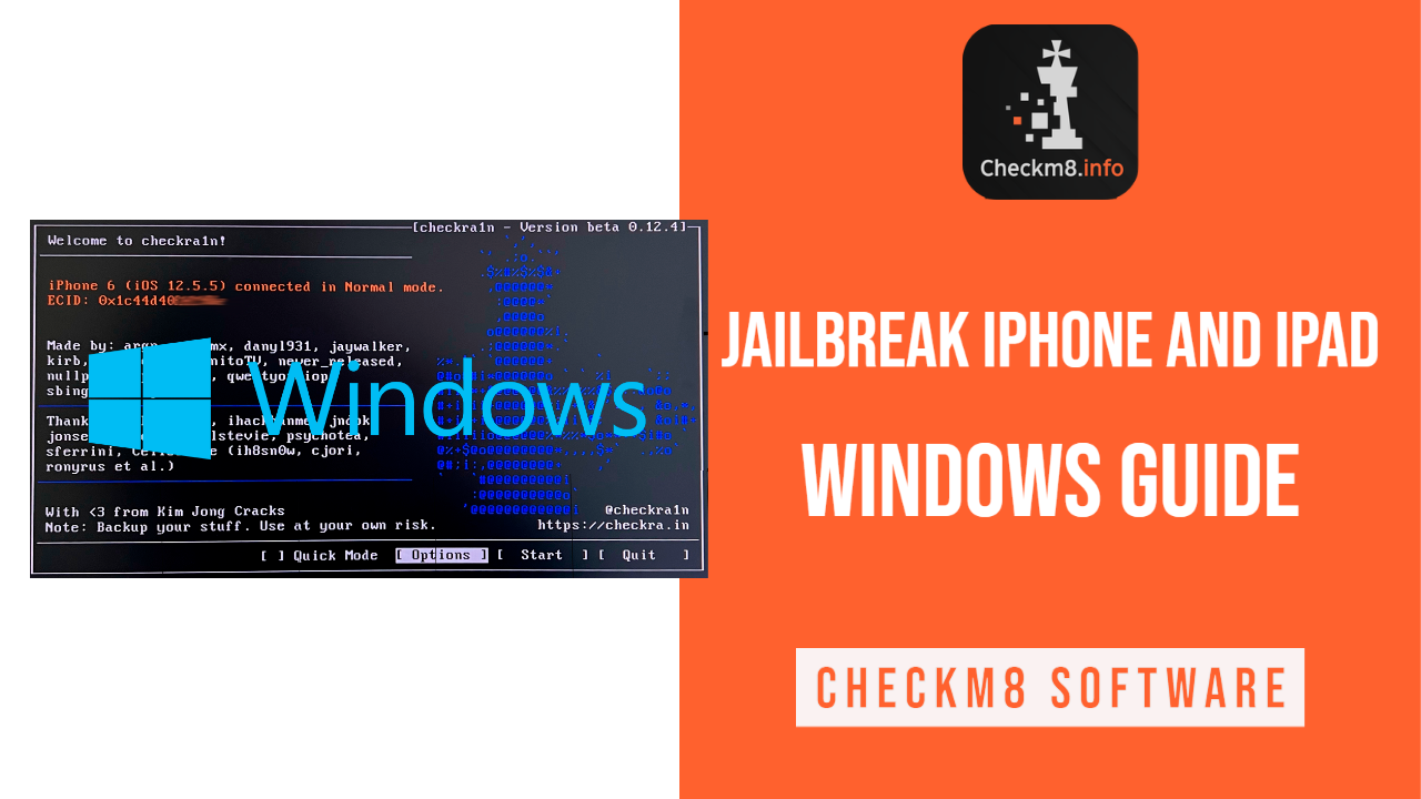 Jailbreak iPhone or iPad - Windows Guide