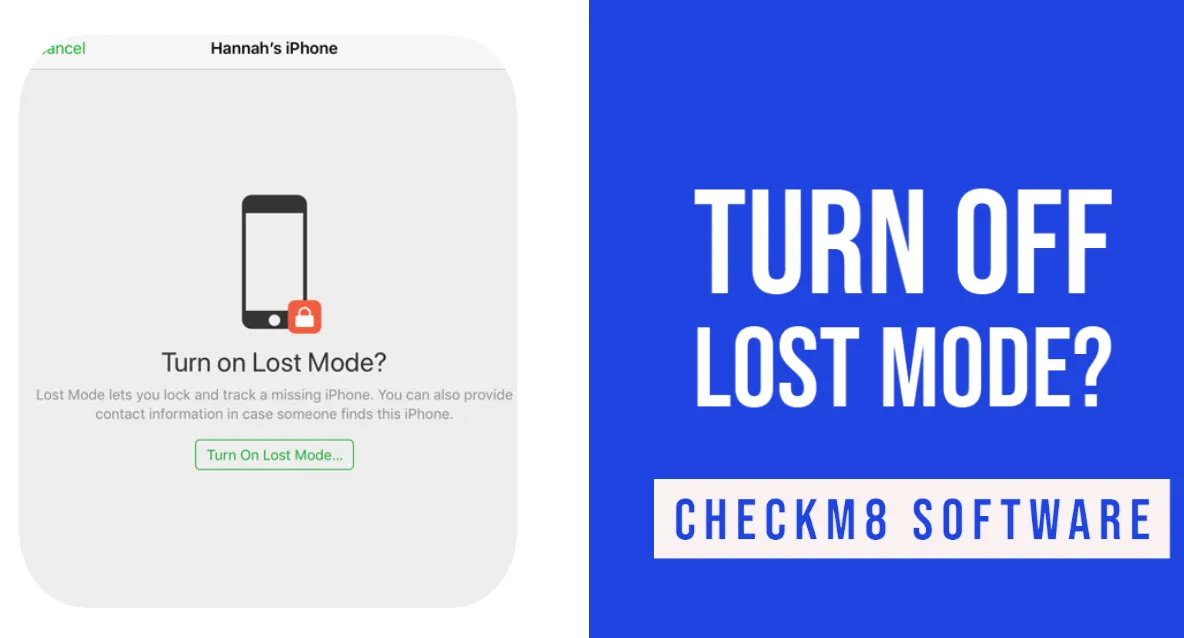 Turn Off Lost Mode iCloud