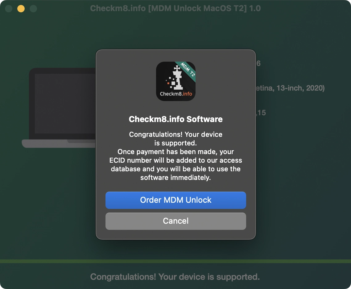 MacBook MDM Unlock Step 4
