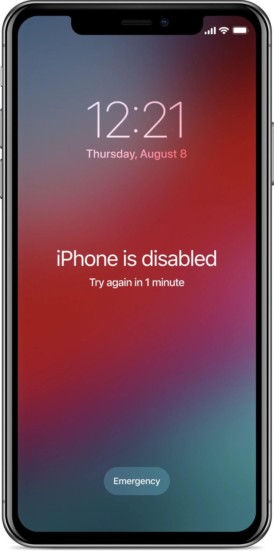 iPhone is Disable